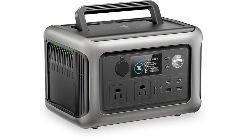 portable 600w lifepo4 power