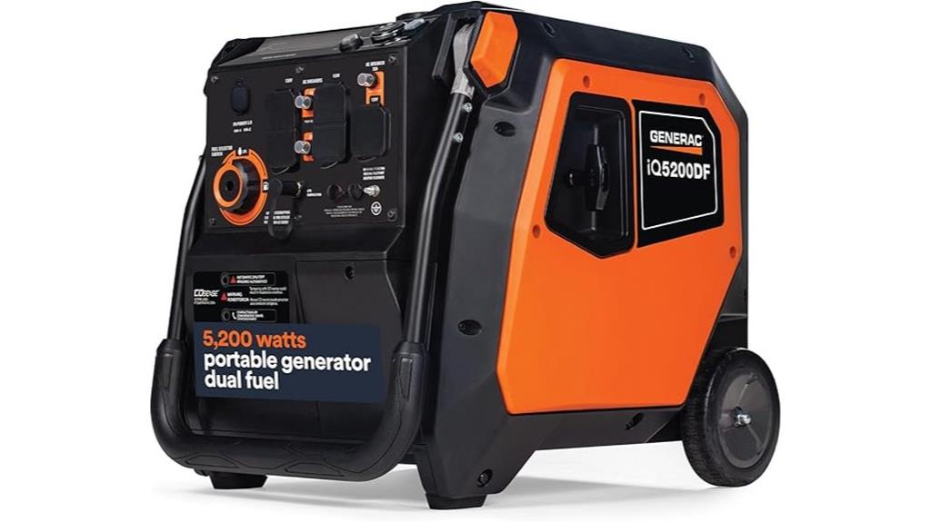 portable dual fuel inverter