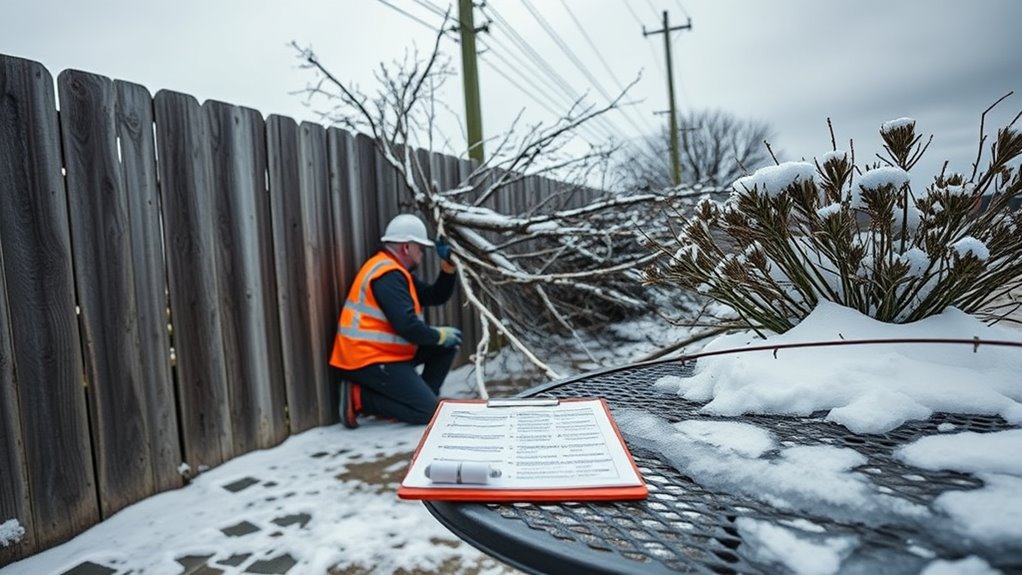 post storm safety and damage assessment