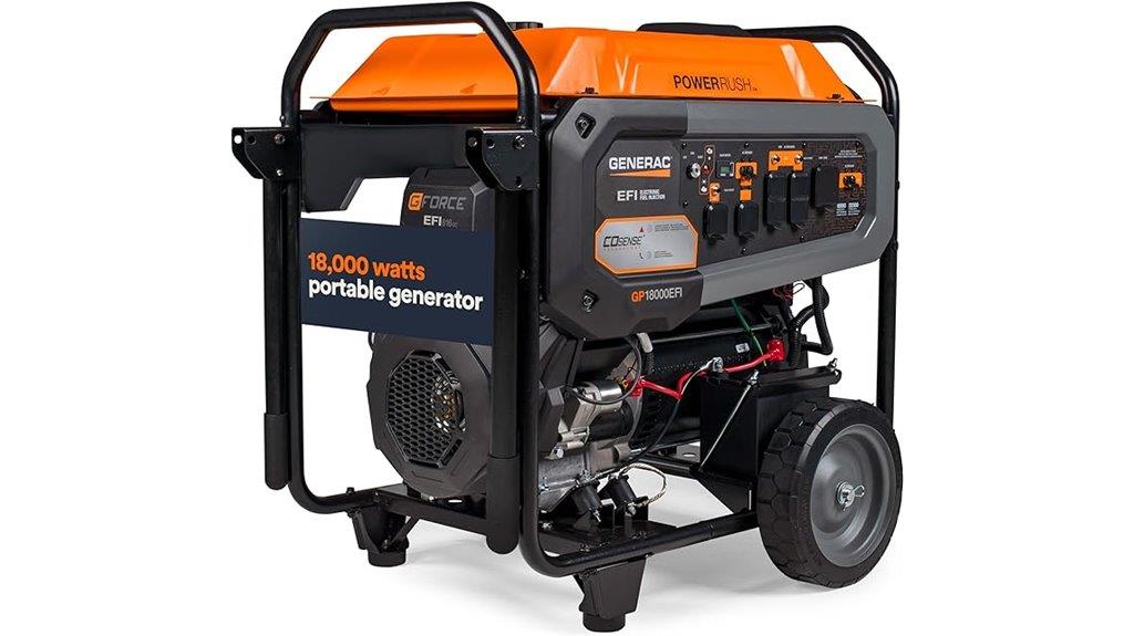 powerful portable gas generator