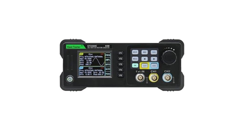 precise dual channel waveform generator