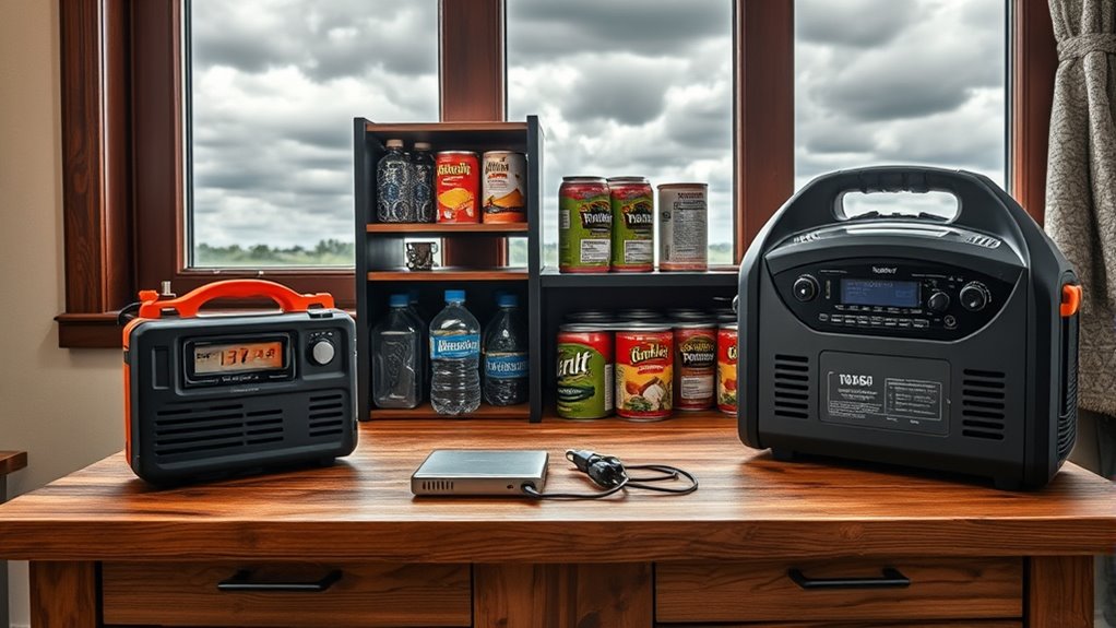 prepare emergency supplies and backups