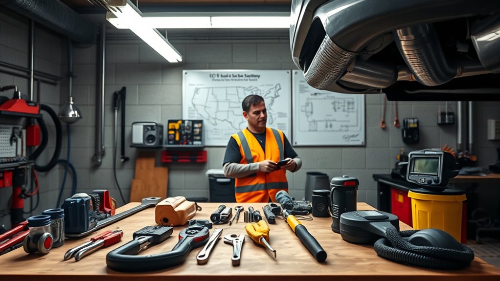 prepare tools and safety gear