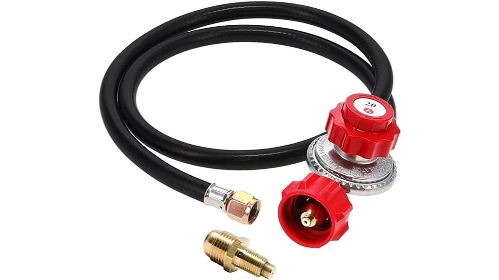 propane regulator with hose