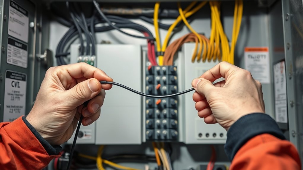 proper wiring and testing