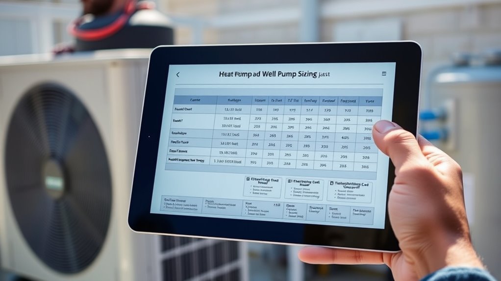 pump sizing and water quality