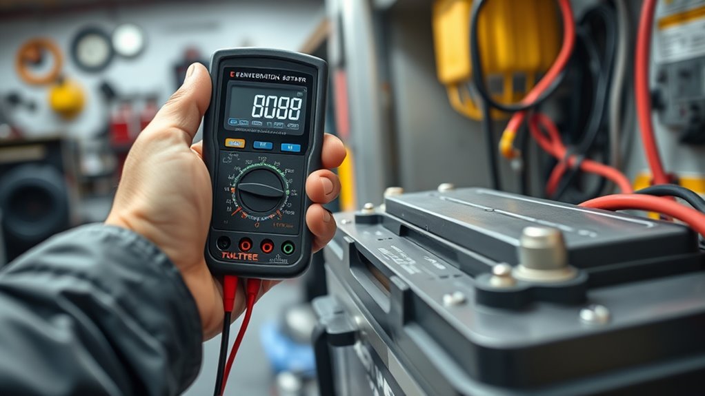 reset generator battery system