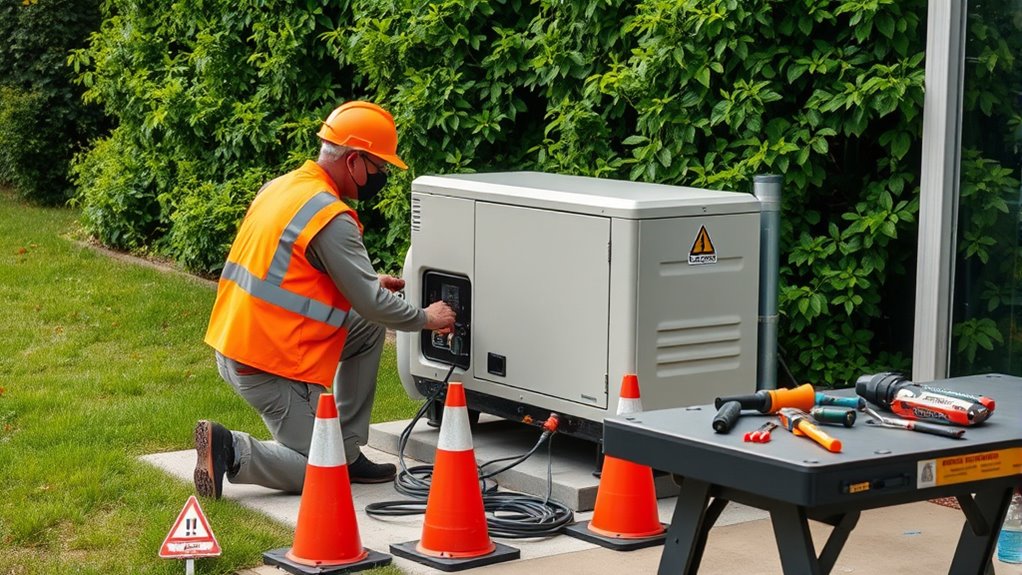 safe generator installation practices