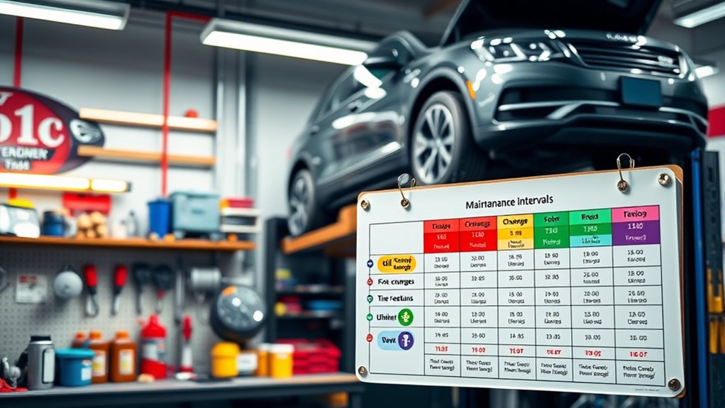 scheduled vehicle maintenance intervals