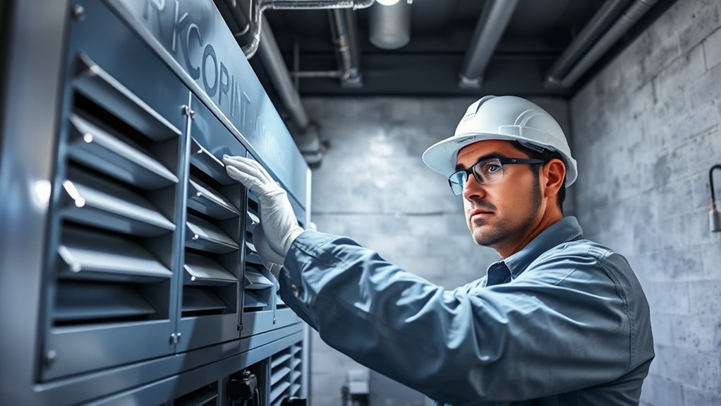 secure ventilation components regularly