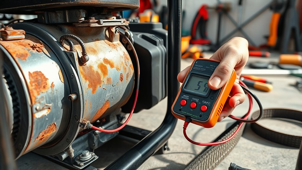 signs of generator failure