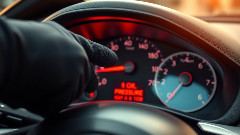 signs of high oil pressure