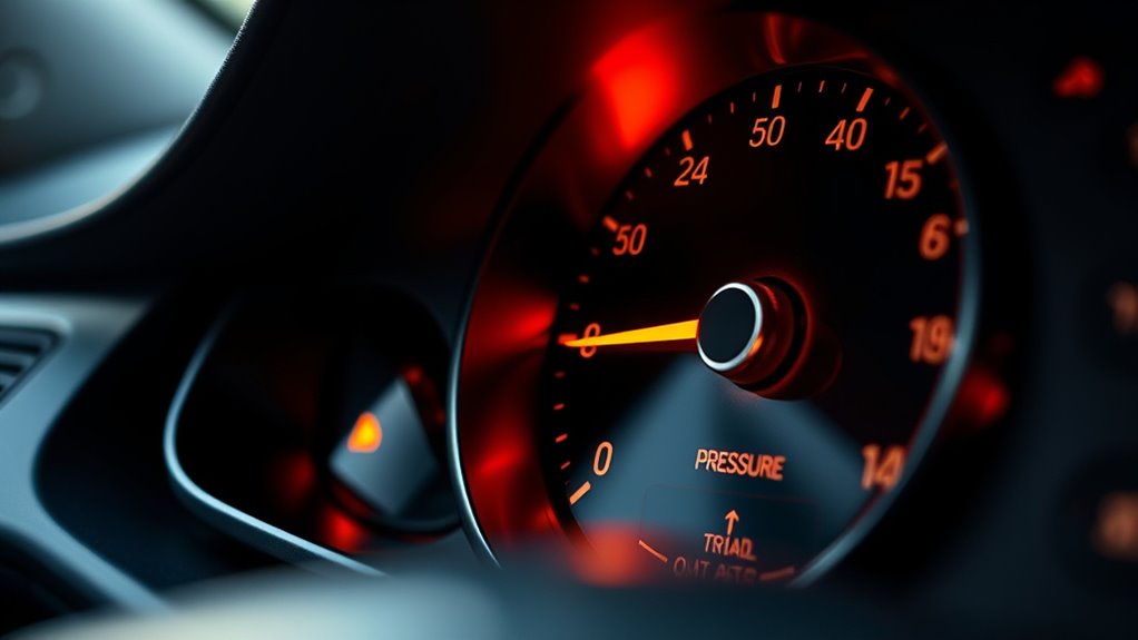 signs of low oil pressure