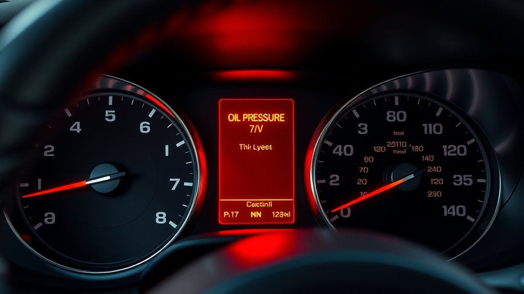 signs of oil pressure issues