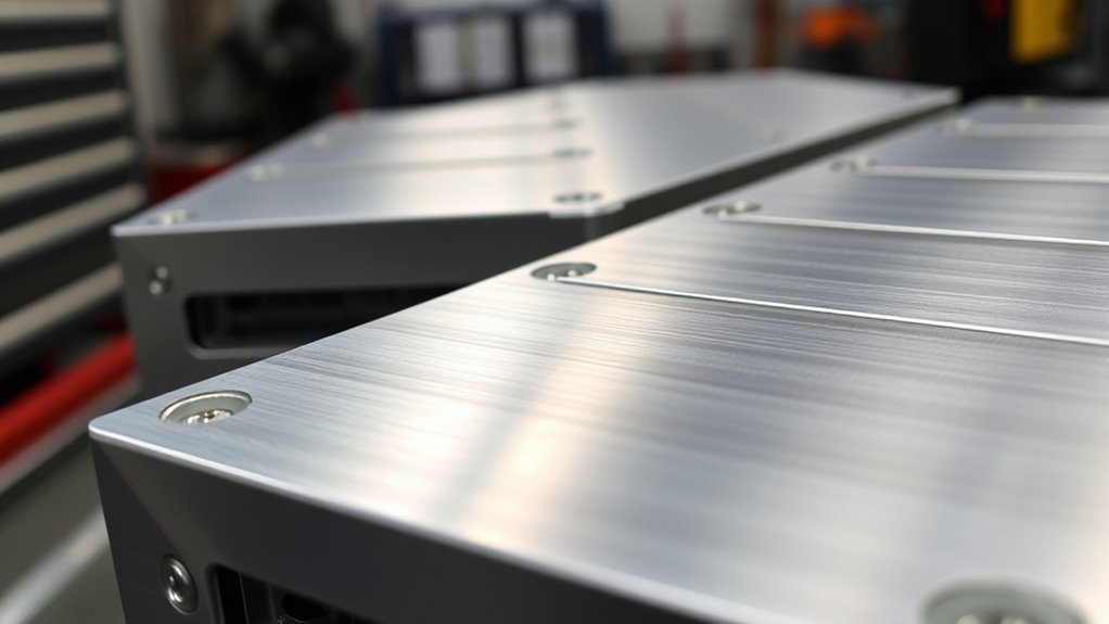 top aluminum generator pads