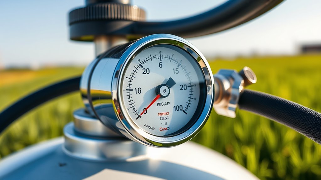 top propane tank gauges
