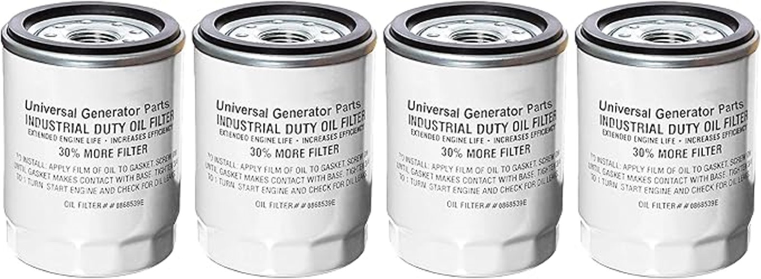 universal generator oil filter pack