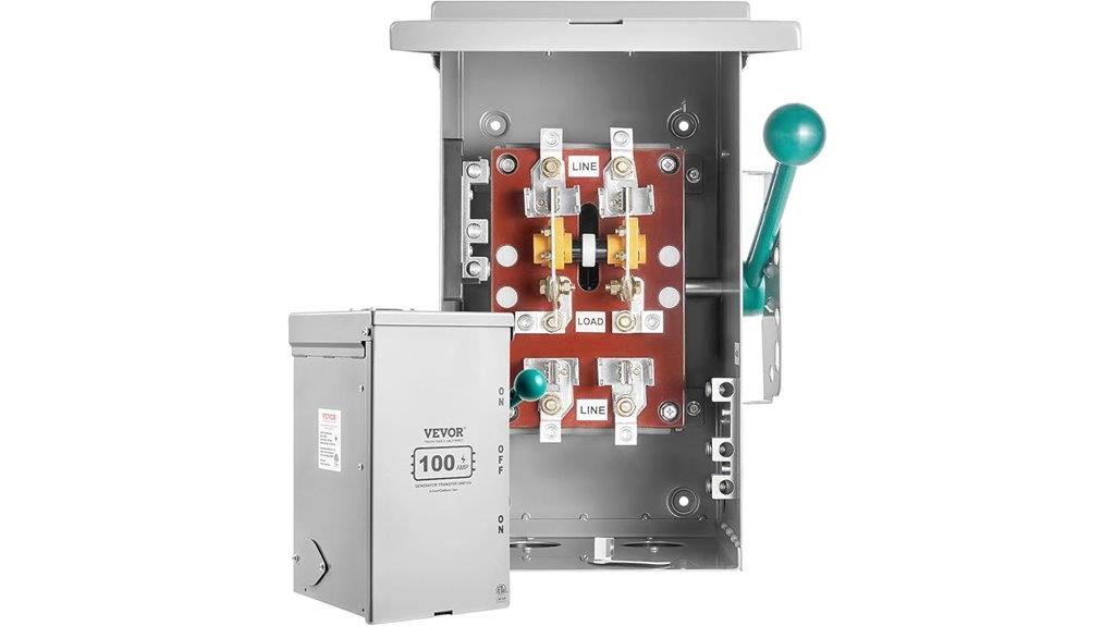 vevor 100a transfer switch