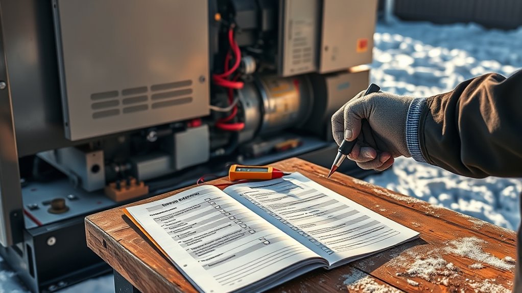 winter generator maintenance checklist