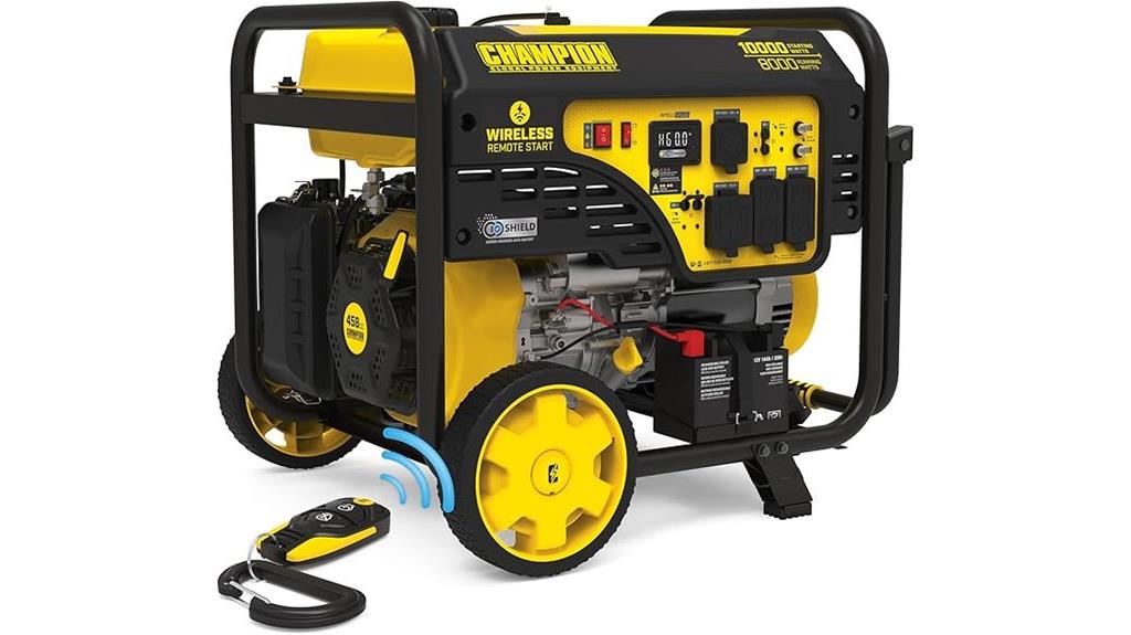 wireless remote start generator