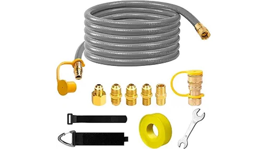 12ft natural gas hose