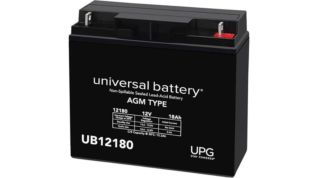 12v 18ah rechargeable battery