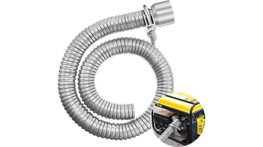 1 inch steel exhaust extension