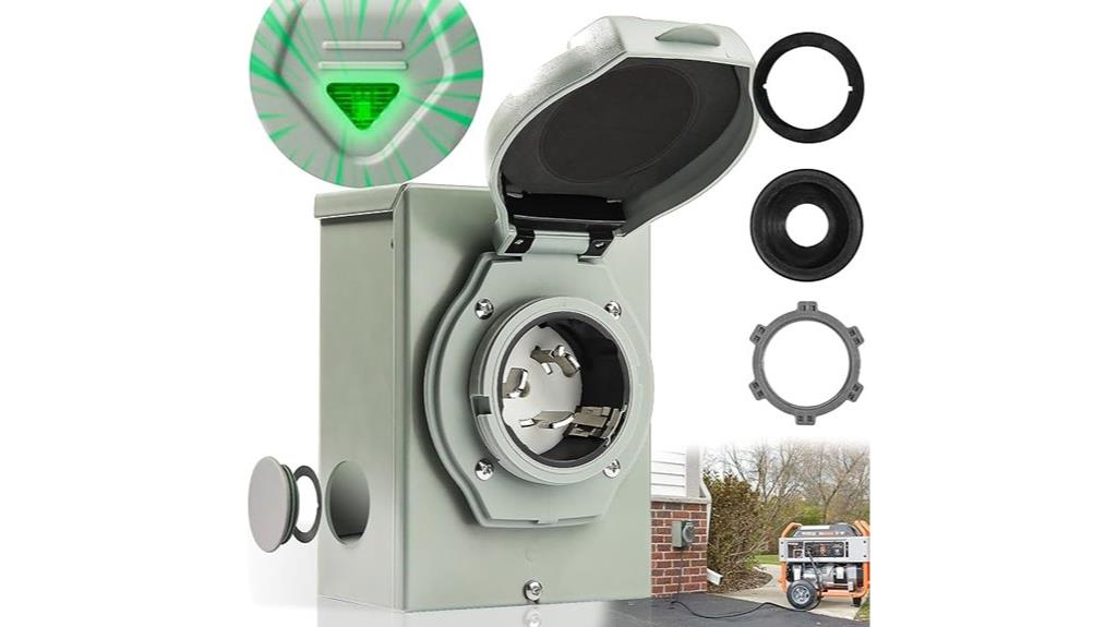 50 amp etl listed inlet