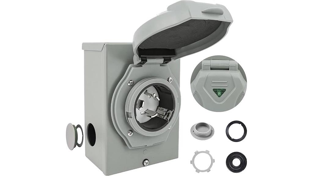 50 amp generator inlet