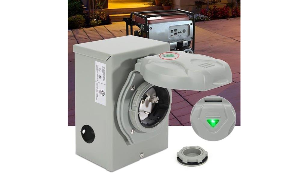 50 amp generator inlet