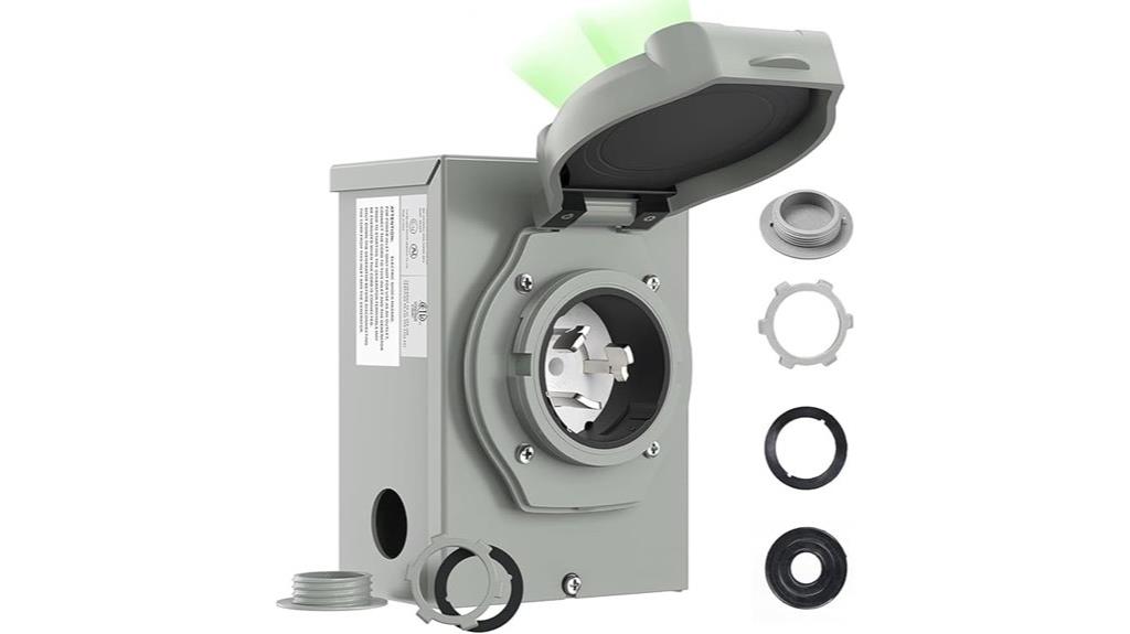 50 amp generator inlet