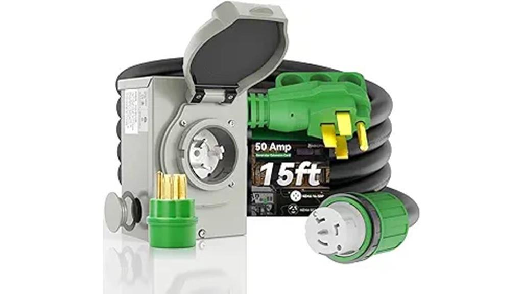 50 amp generator power cord