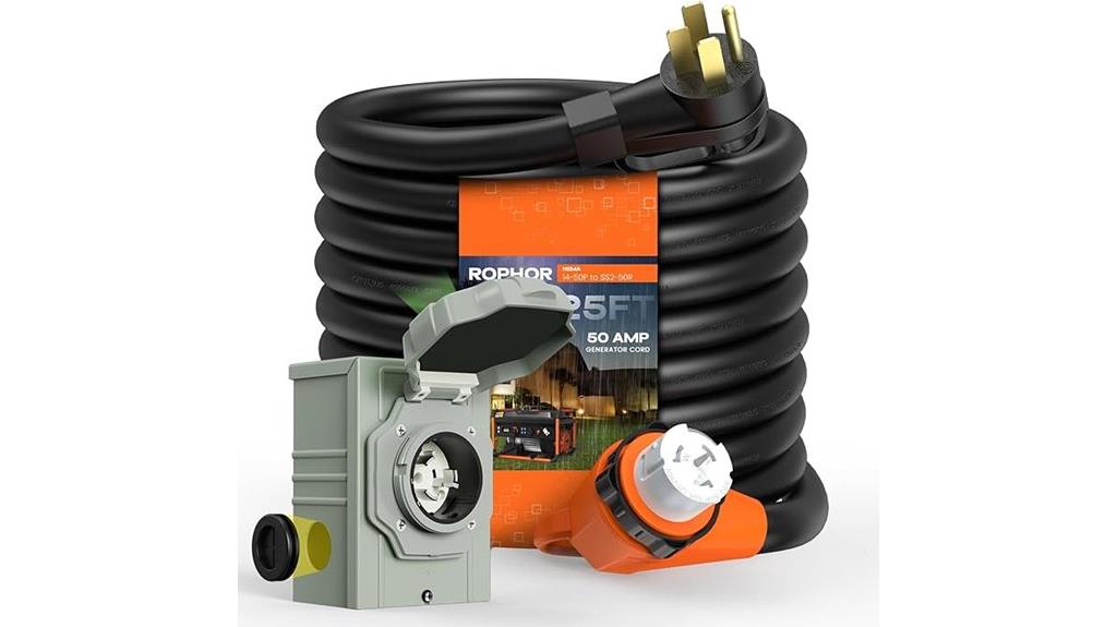 50 amp power cord extension