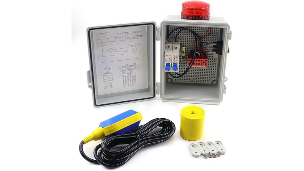 alarm with flashing light