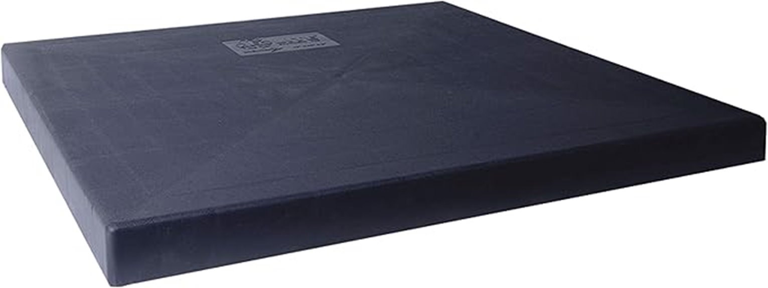 black 24x24 plastic pads