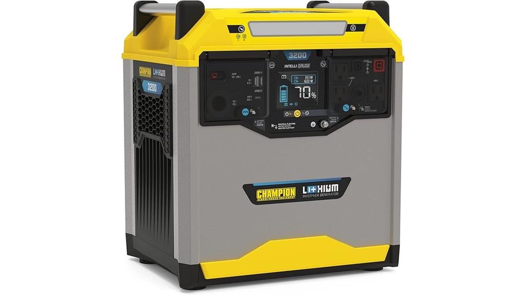 champion lithium ion solar generator