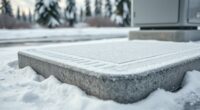 cold climate generator pads