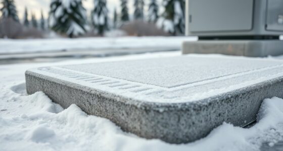 cold climate generator pads