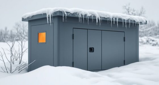 cold climate generator shelters