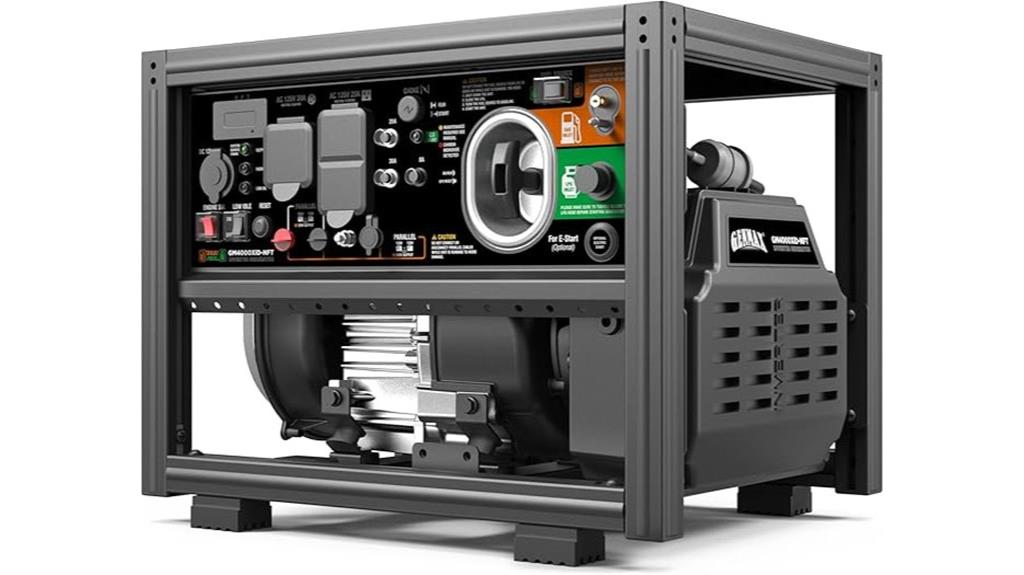 dual fuel open frame