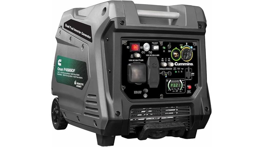 dual fuel portable generator