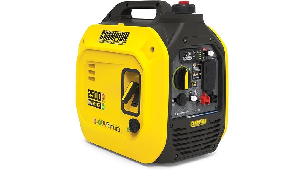 dual fuel portable generator