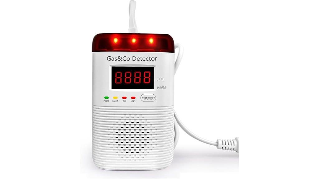 dual gas carbon monoxide detector