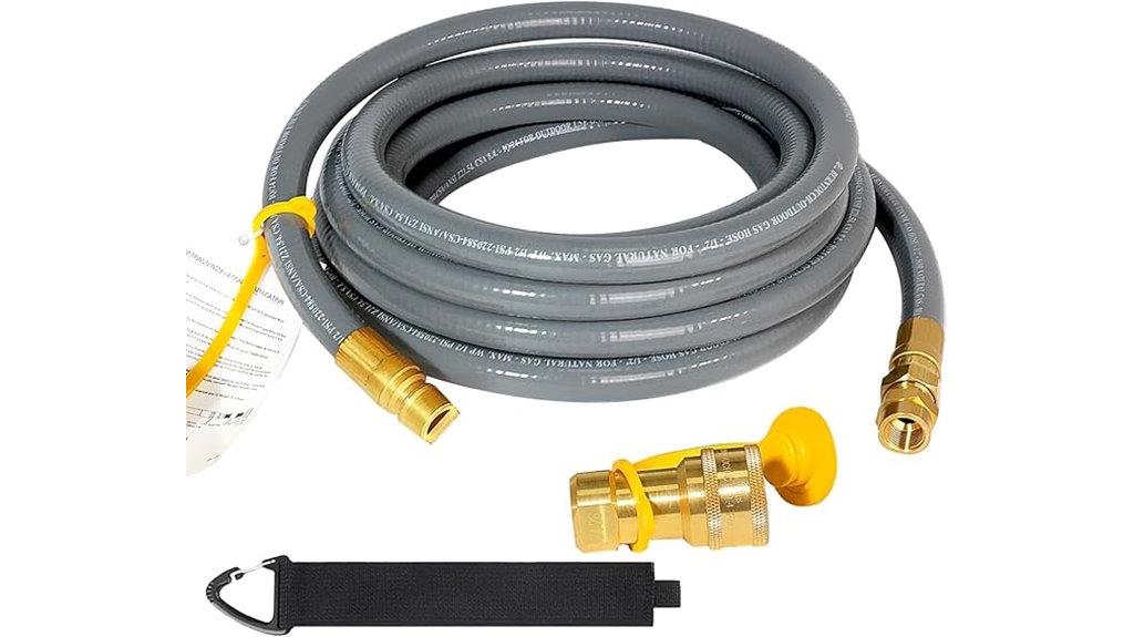 fifteen foot gas hose
