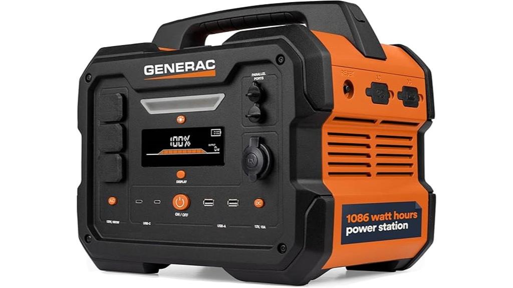 generac 1086wh portable power