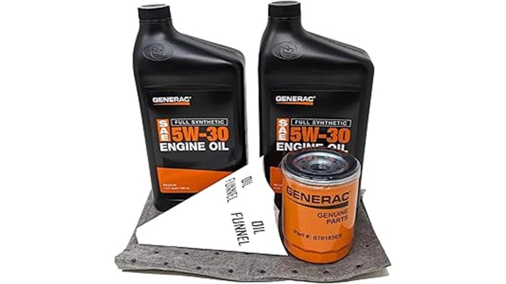 generac 5w 30 oil kit