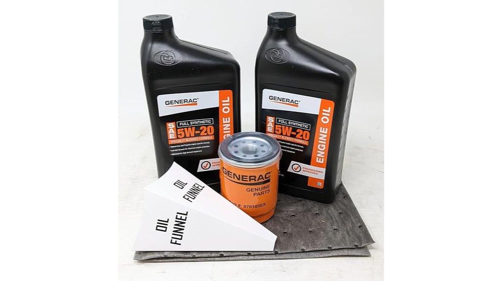 generac synthetic oil kit