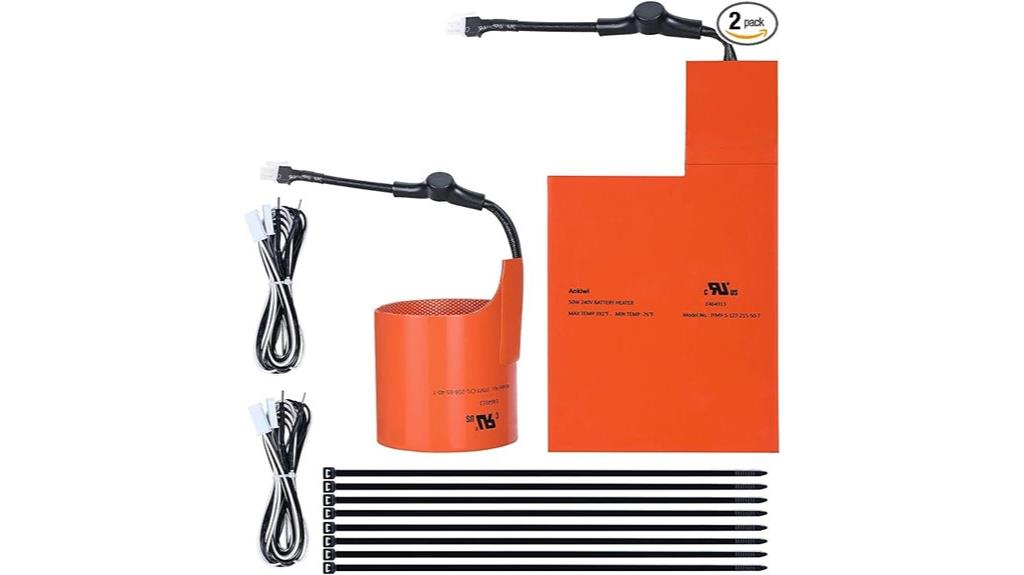 generator battery and oil heater