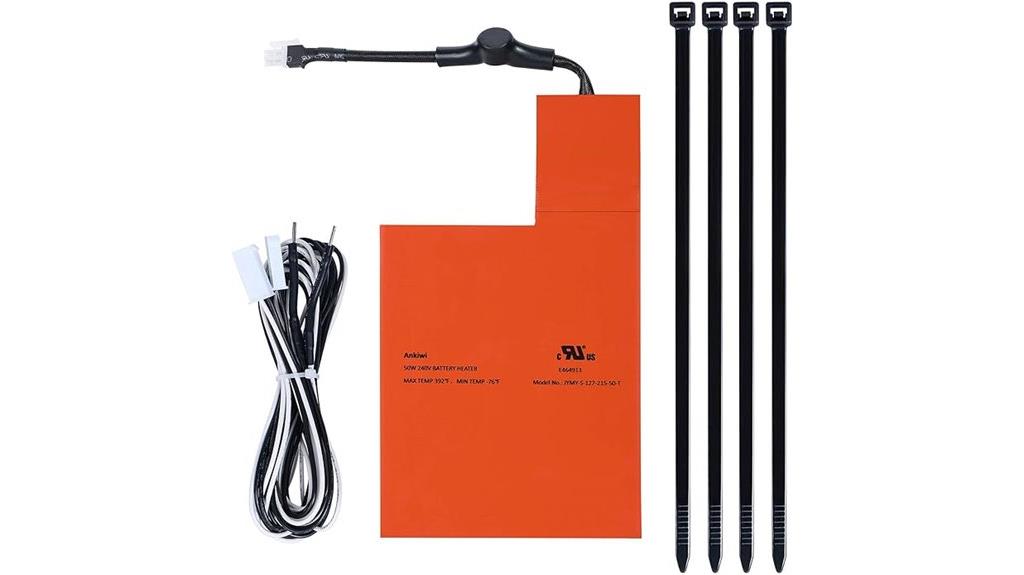 generator battery heater pad