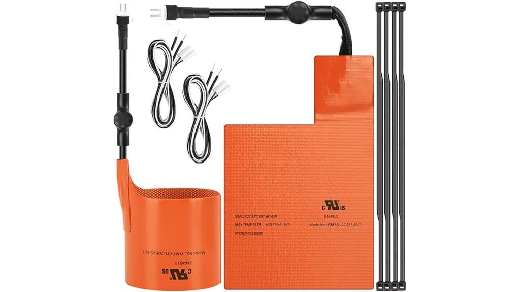 generator battery oil heater